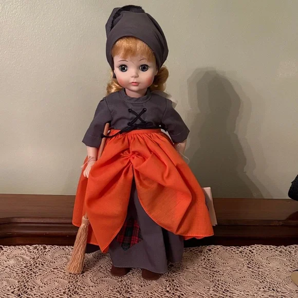 Madame Alexander Doll with Orange and Black Dress - Picture 1 of 3